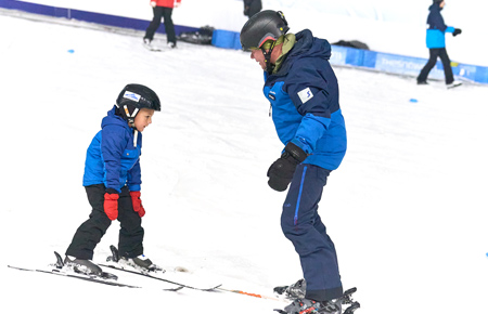 5-6 Year Old Ski Lesson