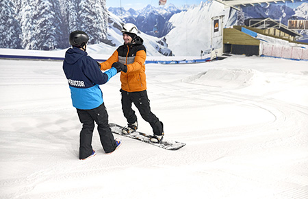 Man on Private Snowboard Lesson